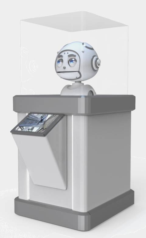 科技馆 校园 科普教育景区互动讲解趣味表情机器人
