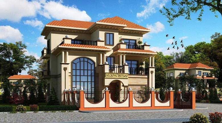 陕西建筑外立面设计，别墅外立面设计，别墅外观设计规划