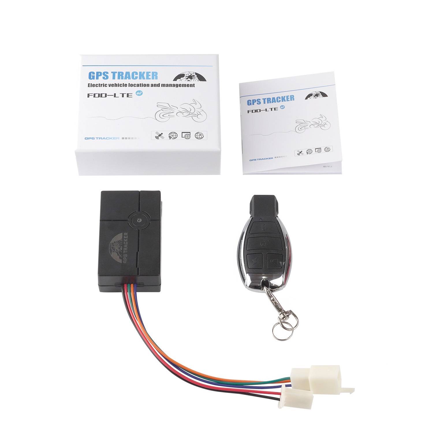 科帮新款GPS401B电动车防盗定位器  4G网络