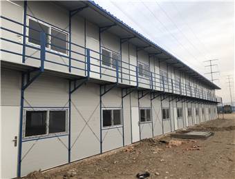 抗风可住人锦州活动房黑山办公室多层彩钢房施工