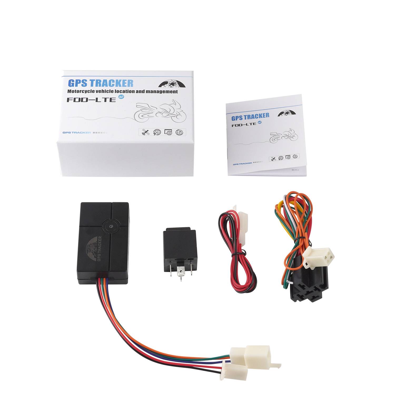 科帮新品多功能4G网络GPS401C摩托车 汽车防盗器