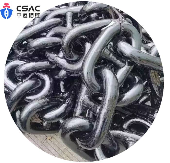 81mm船用黑漆锚链
