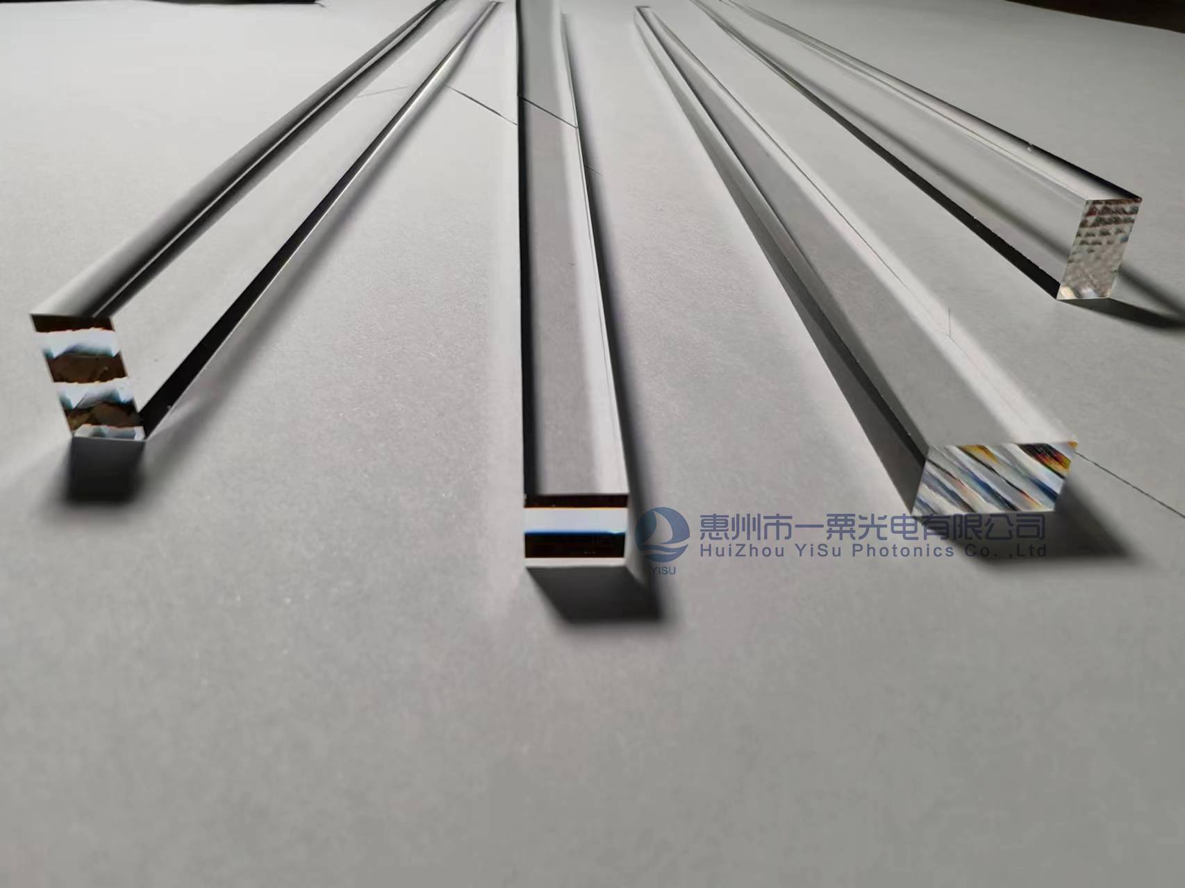 一粟光电 远心镜头导光棒 匀光棒 机器视觉导光晶体 双路光棒 来图定制