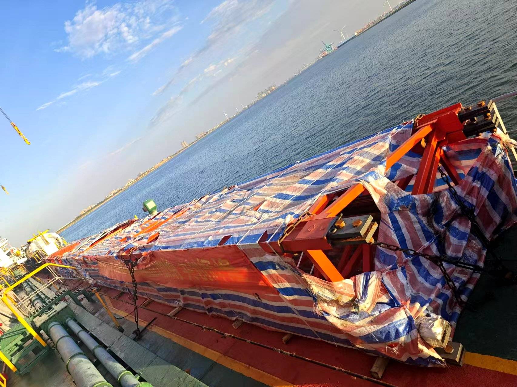 天津津散国际海运有限公司出口大件货物散杂货设备吨袋钢材，钢卷，型钢8