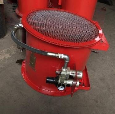 矿用抽出式气动风机 推动叶轮把空气送出去 改善矿井环境