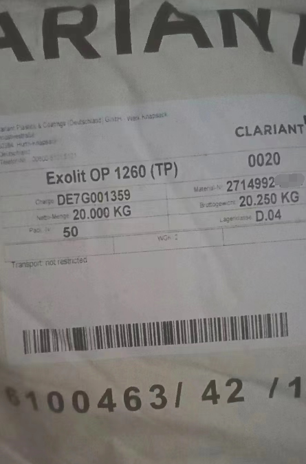 Exolit ® OP1260 — 聚酯工程塑料无卤化方案的实力担当！