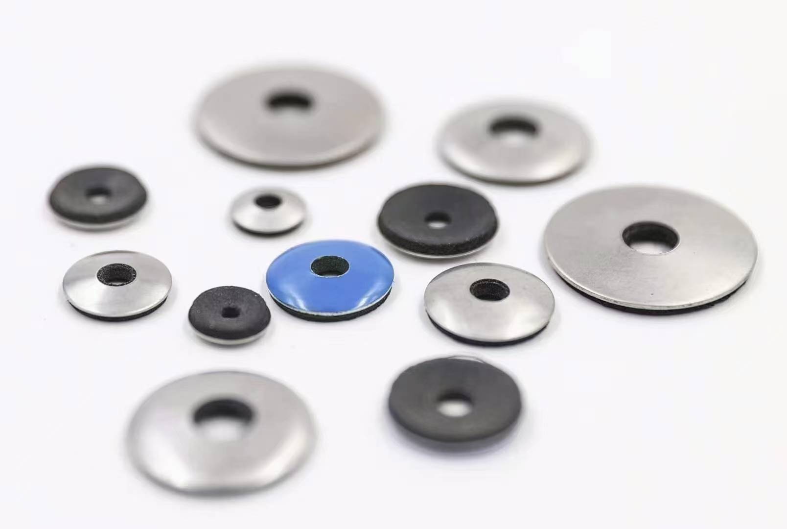 316不锈钢 EPDM 连体橡胶垫片 法兰垫片 螺丝垫 复合垫圈