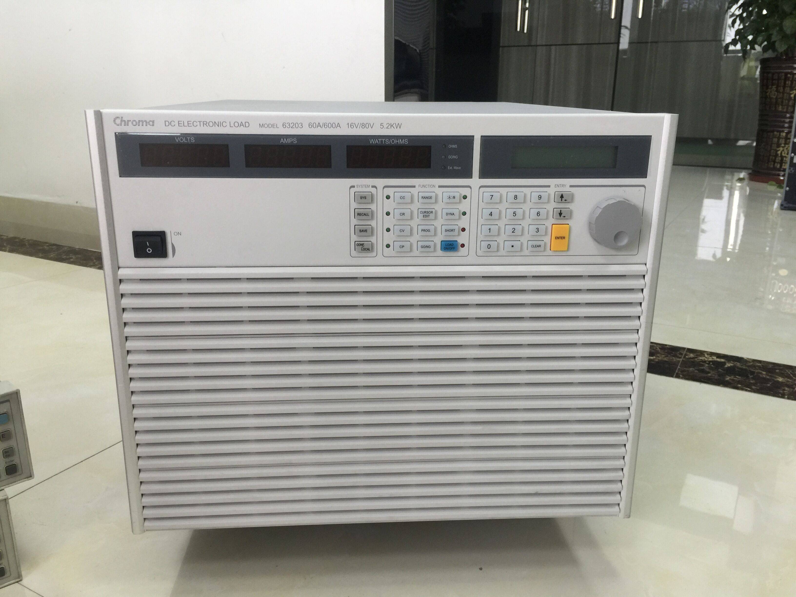 台湾致茂chroma63203 直流电子负载 5.2KW
