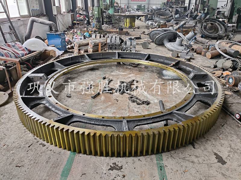 长期供应球磨机大齿轮磨头轴合过桥 球磨机配件制造商