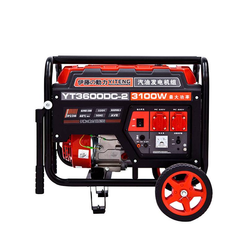 伊藤动力3kw汽油发电机YT3600DC-2户外应急发电机