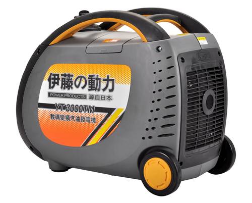 伊藤2.5kw数码变频发电机YT3000TM户外应急发电机