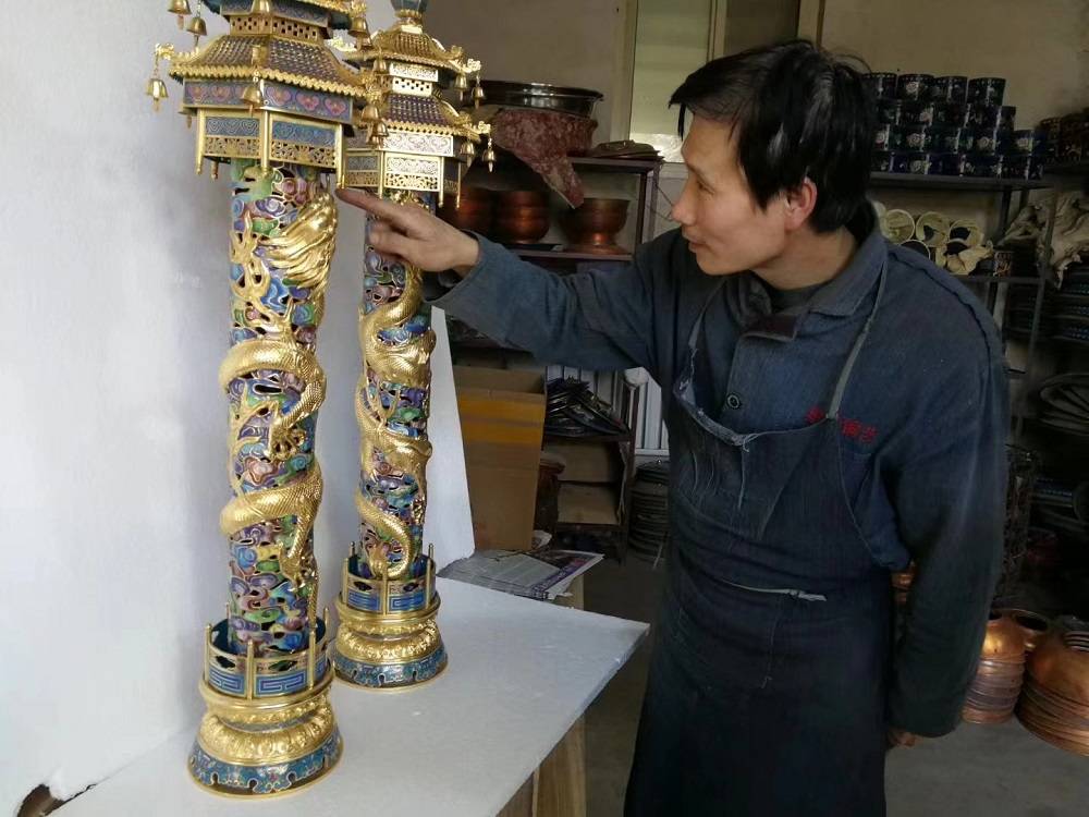 景泰蓝厂家 景泰蓝工厂 景泰蓝摆件 景泰蓝装饰  景泰蓝家具 景泰蓝工艺品 景泰蓝工艺