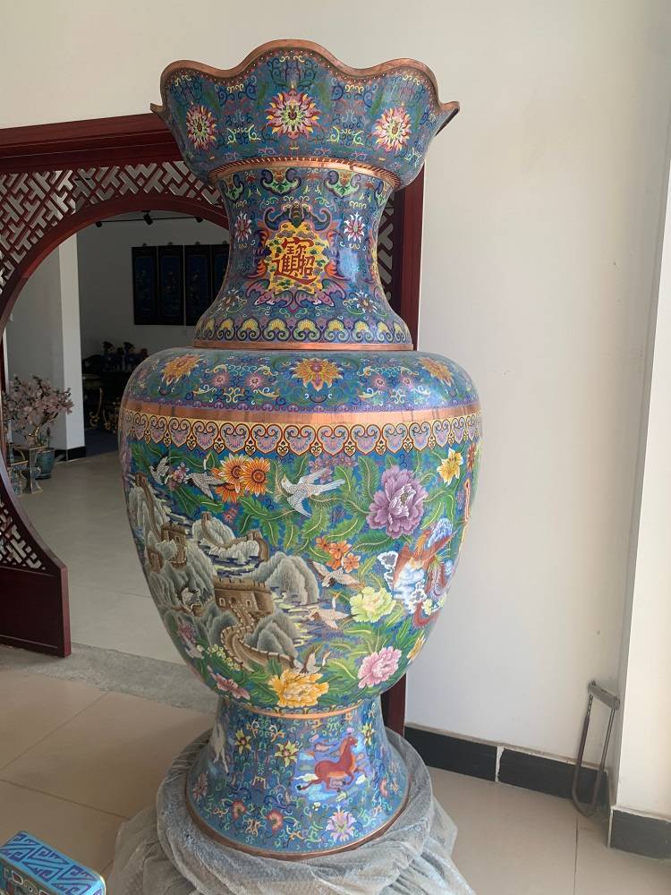 景泰蓝工厂 景泰蓝厂家 景泰蓝工艺品 景泰蓝加工 景泰蓝花瓶 清景泰蓝家具 景泰蓝装饰