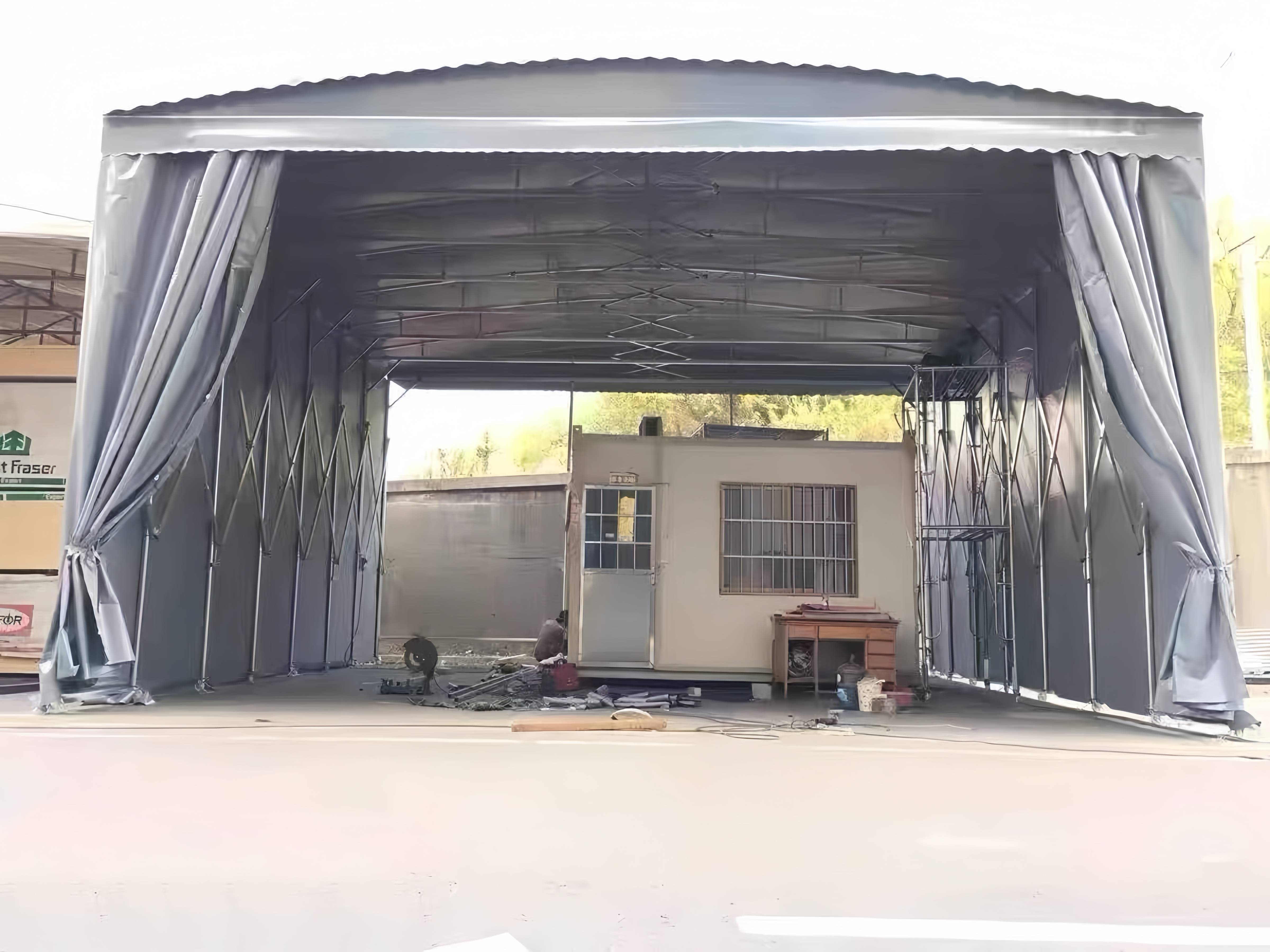 南宁户外伸缩式遮阳帐篷大排档摆摊活动折叠雨篷停车防雨移动推拉雨棚