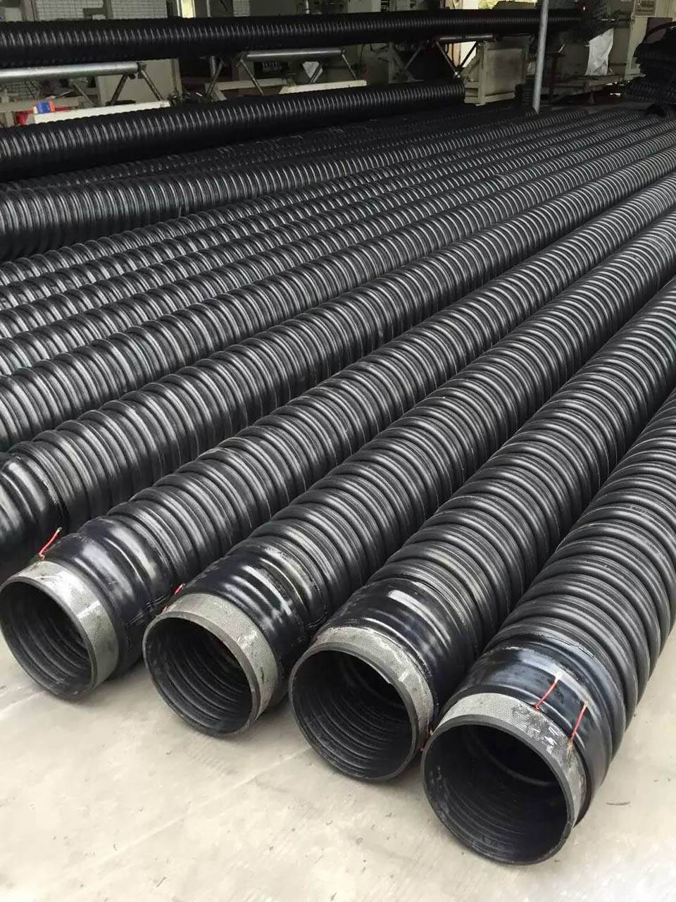 埋地用筋增强聚乙烯(HDPE)缠绕管 耐腐蚀排水管 城德顺