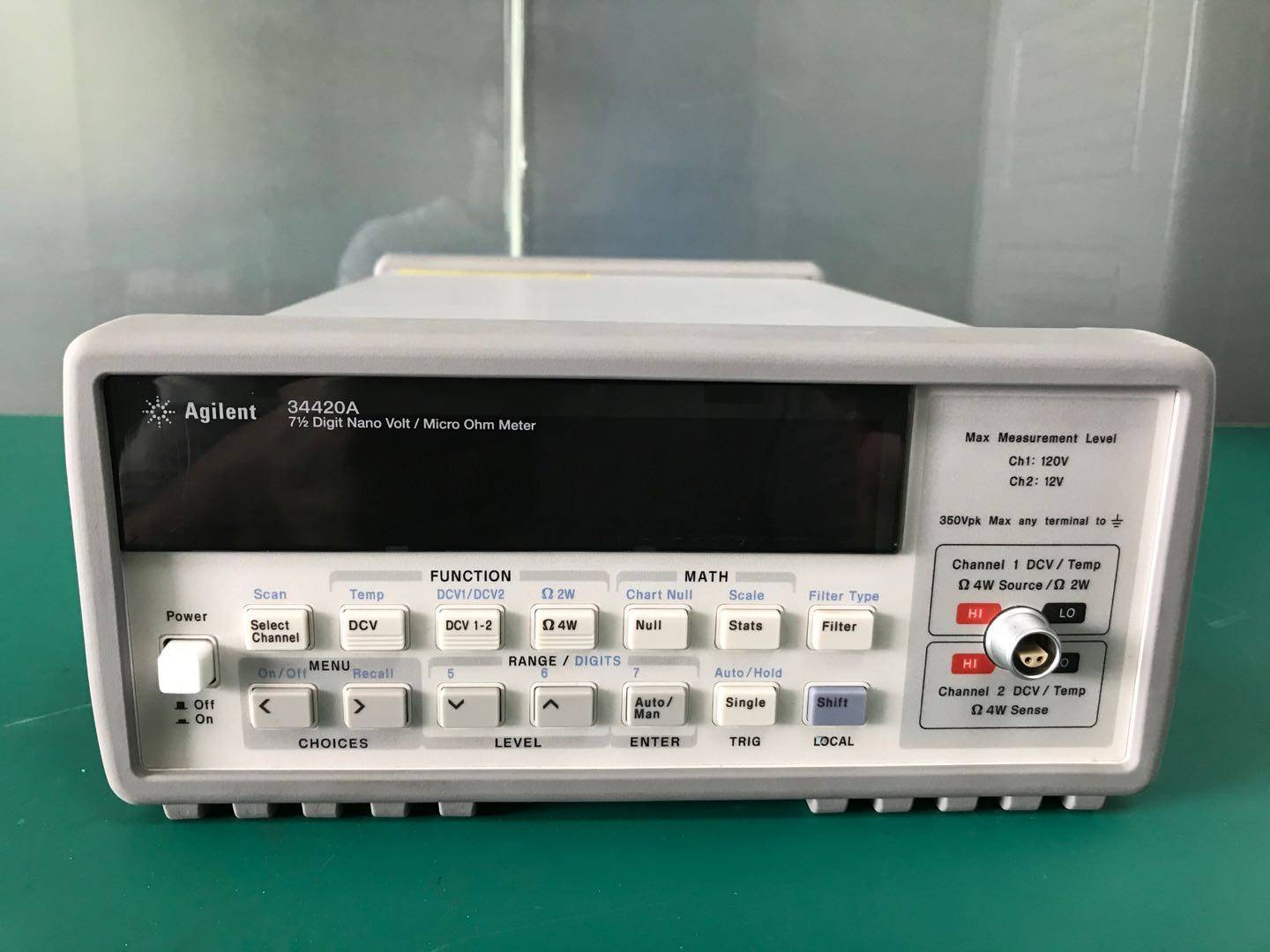 回收美国Agilent 安捷伦34420A型毫微伏/微欧表