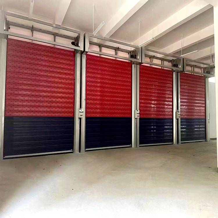 惠州不锈钢电动卷闸门 工厂车间PVC快速卷帘门厂家直供盛祥