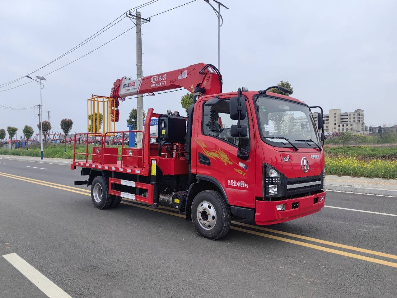 陕汽德龙G1蓝牌重载清障车（10吨板）