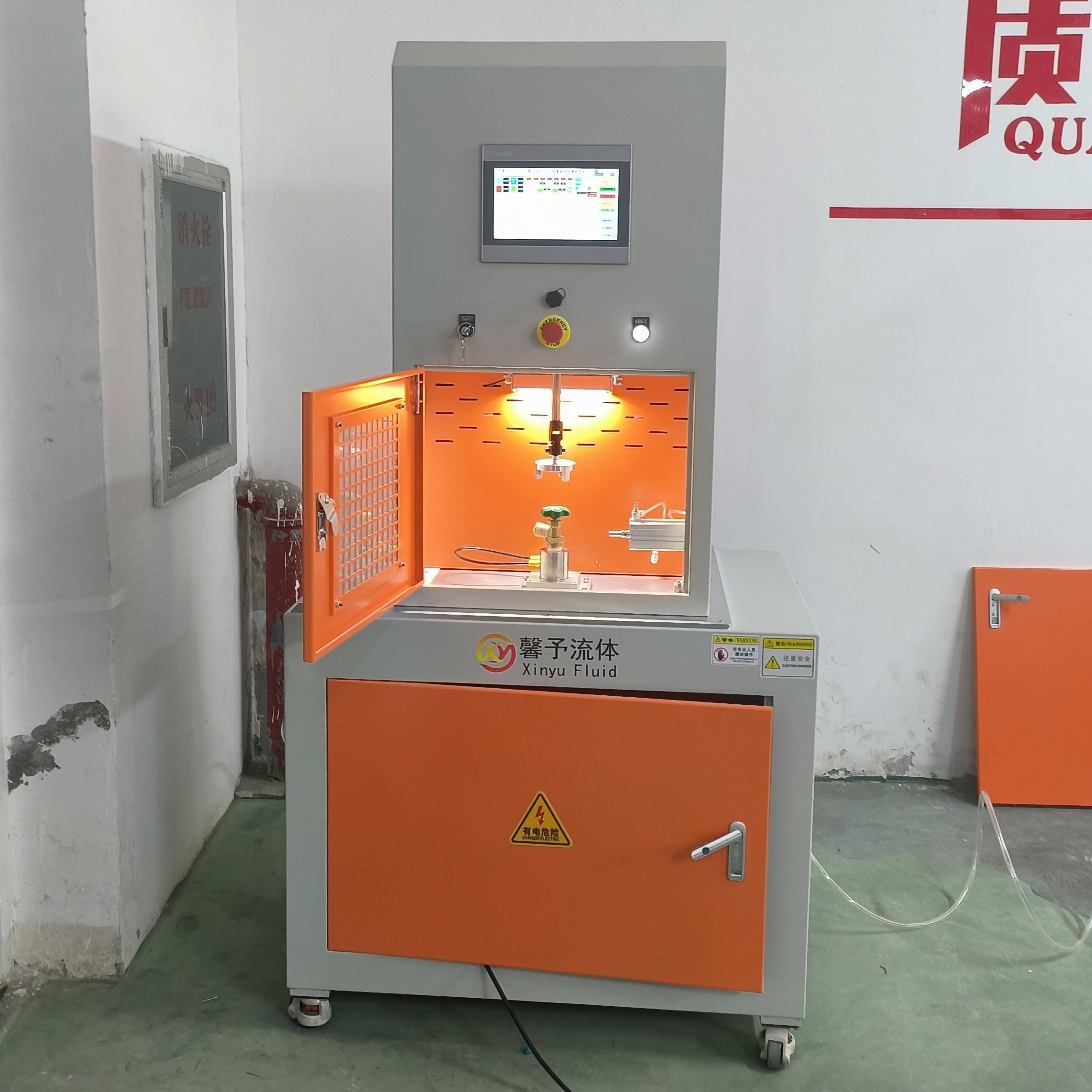 阀门启闭，自闭装置耐用性试验机 水压试验台 阀门管材耐压试验台
