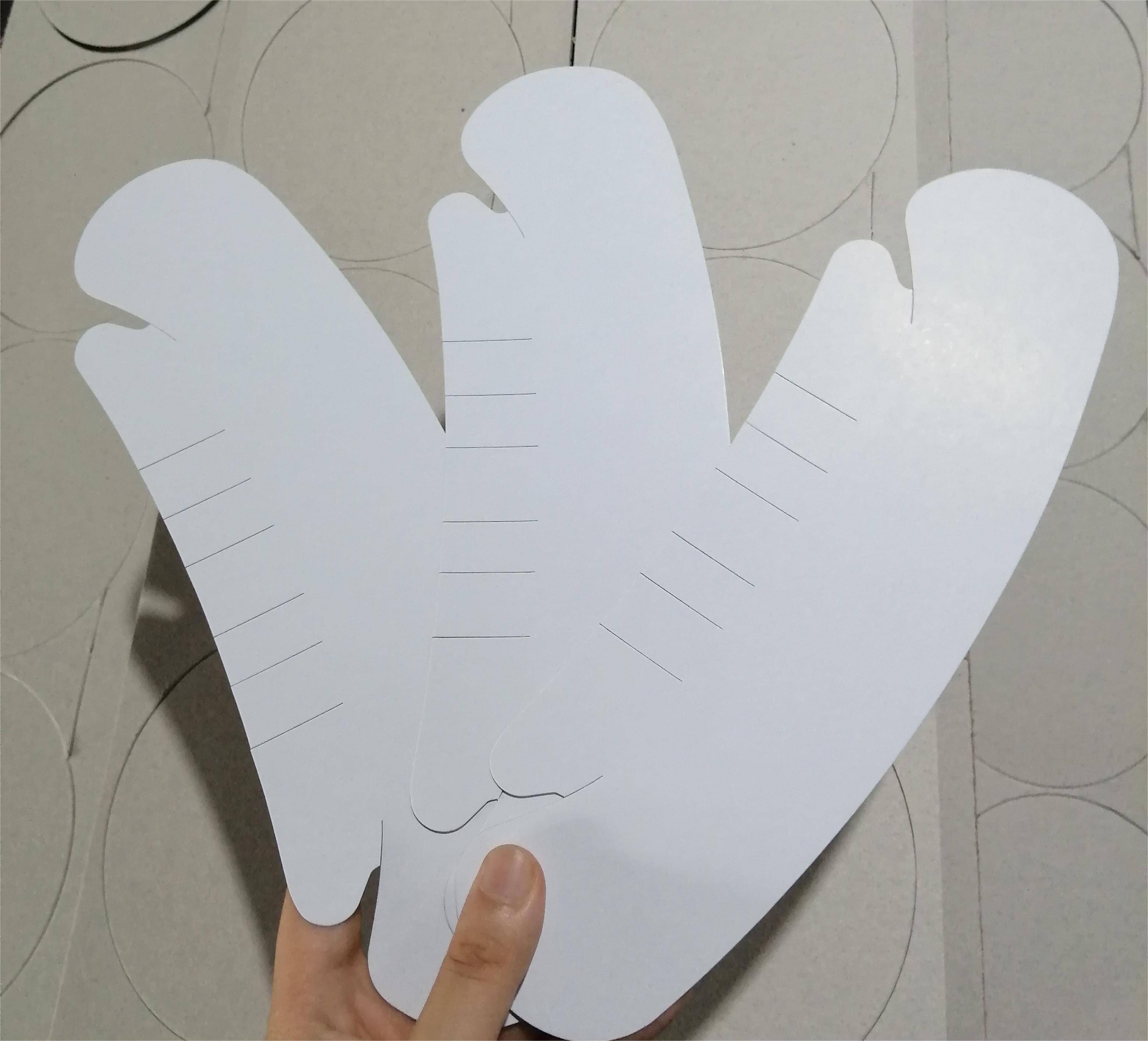 灰底单白纸板 纸板帽托棒球平顶礼帽帽撑卡纸 用于固定帽子 帽子内衬纸异形卡纸