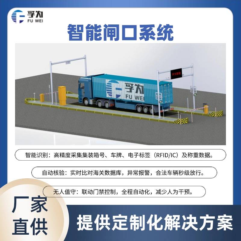 海关货车通关系统 实现无人化智能验放提升通关效率