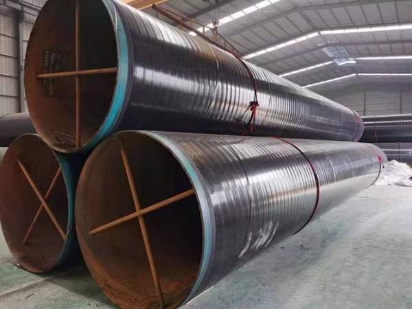 3pe内外涂塑防腐钢管 气体输送用3PE防腐螺旋钢管实体厂家