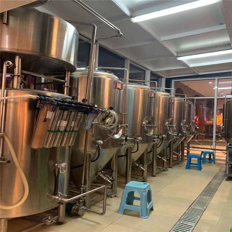 1000升全套啤酒设备啤酒发酵糖化设备珠海啤酒设备