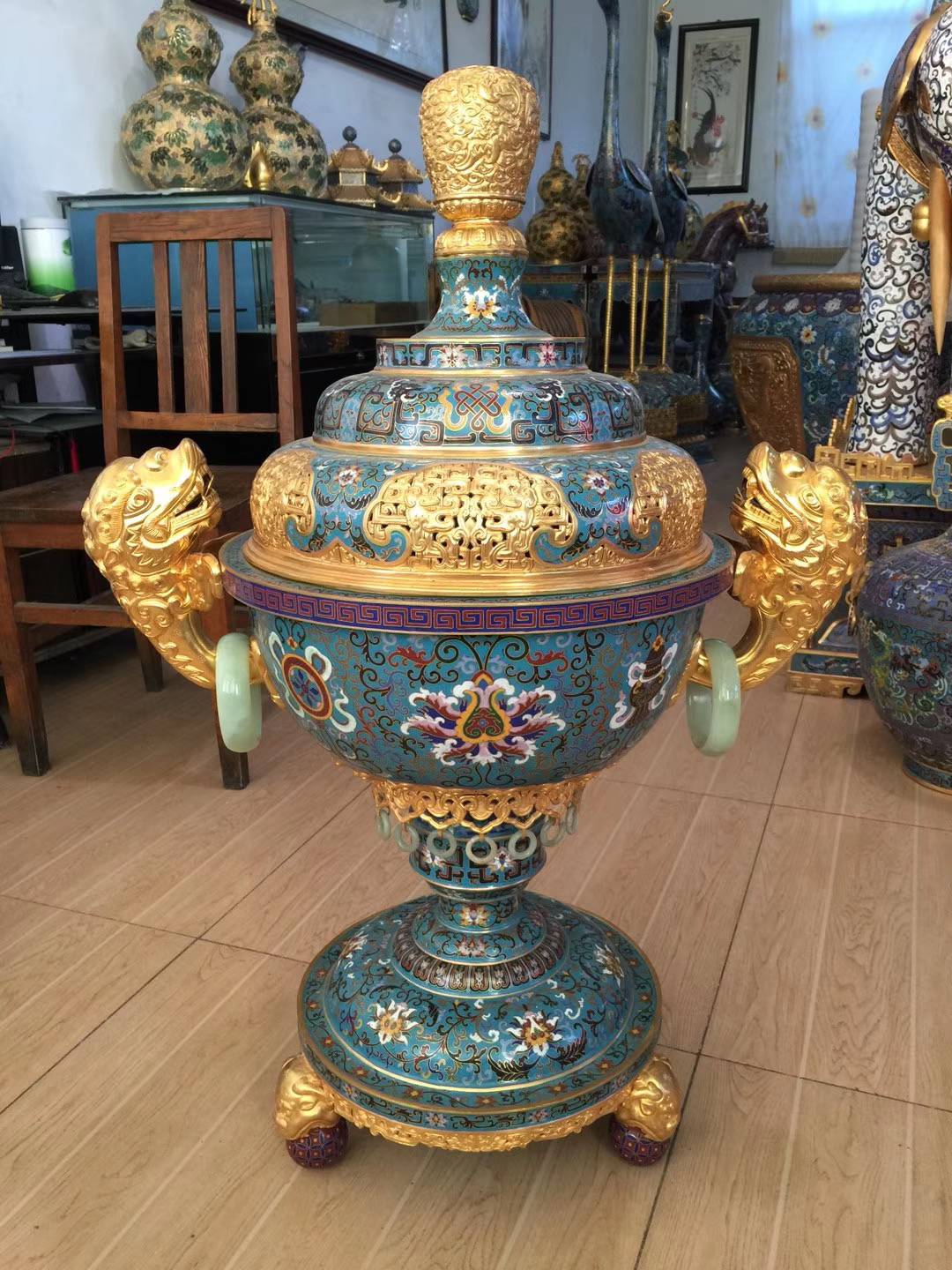 景泰蓝工艺品景泰蓝厂家景泰蓝花瓶景泰蓝装饰景泰蓝加工景泰蓝定制景泰蓝定做景泰蓝家具