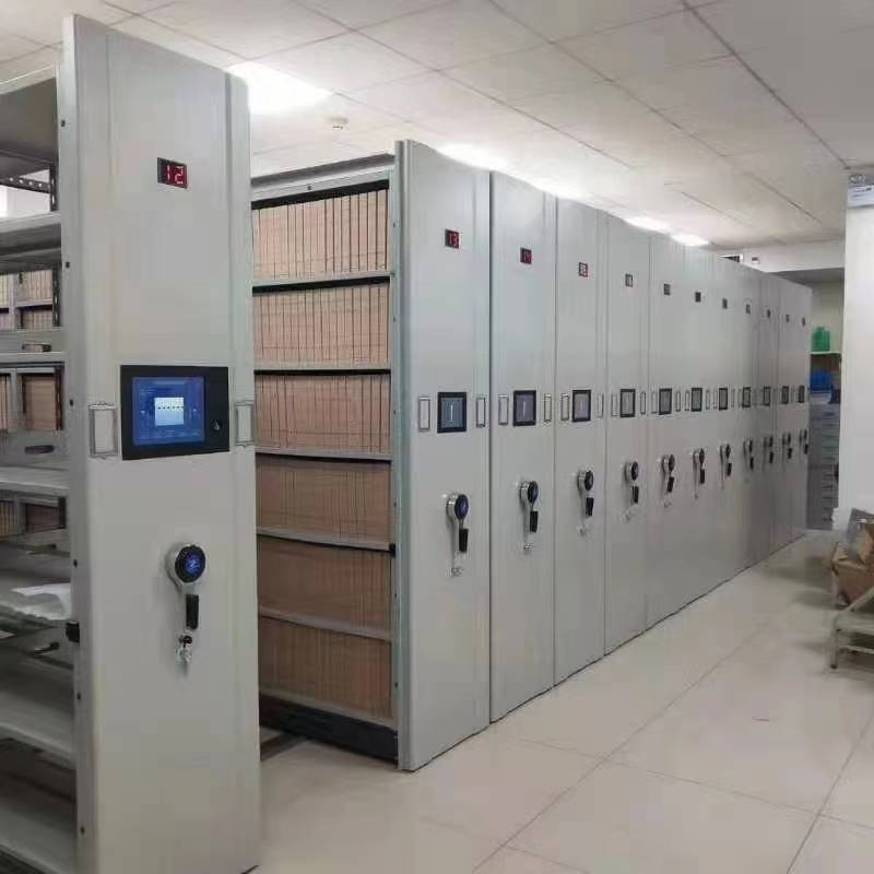 甘肃手动档案密集架 兰州电动密集架柜批发 货到付款 负责运输 安装。