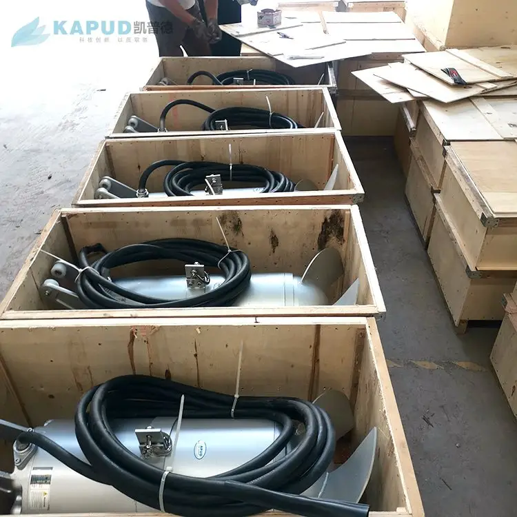 QJB潜水搅拌机铸铁高速搅拌机化沟推流器下搅拌器污水搅拌QJB7.5/12-620/3-480S