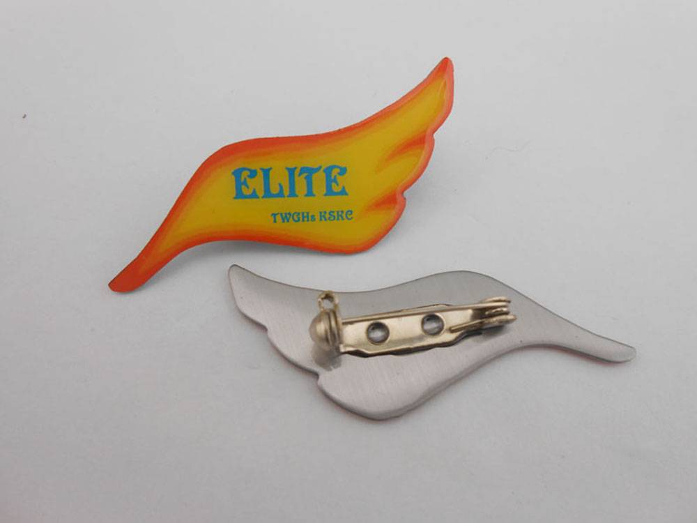 公司文创礼品LOGO徽章、金属胸针配饰、渐变色产品工艺品