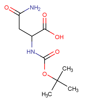 Boc-L-天冬酰胺 CAS：7536-55-2 98%