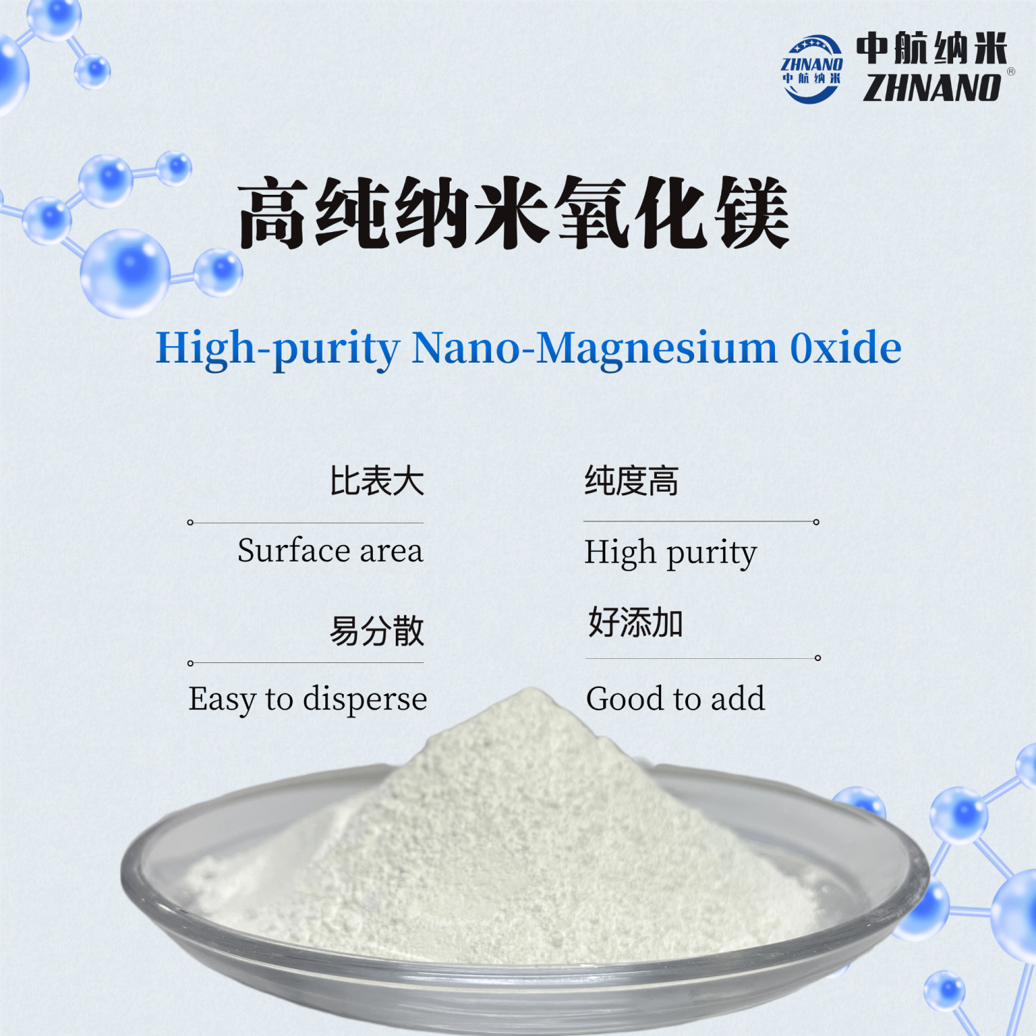 高纯纳米氧化镁