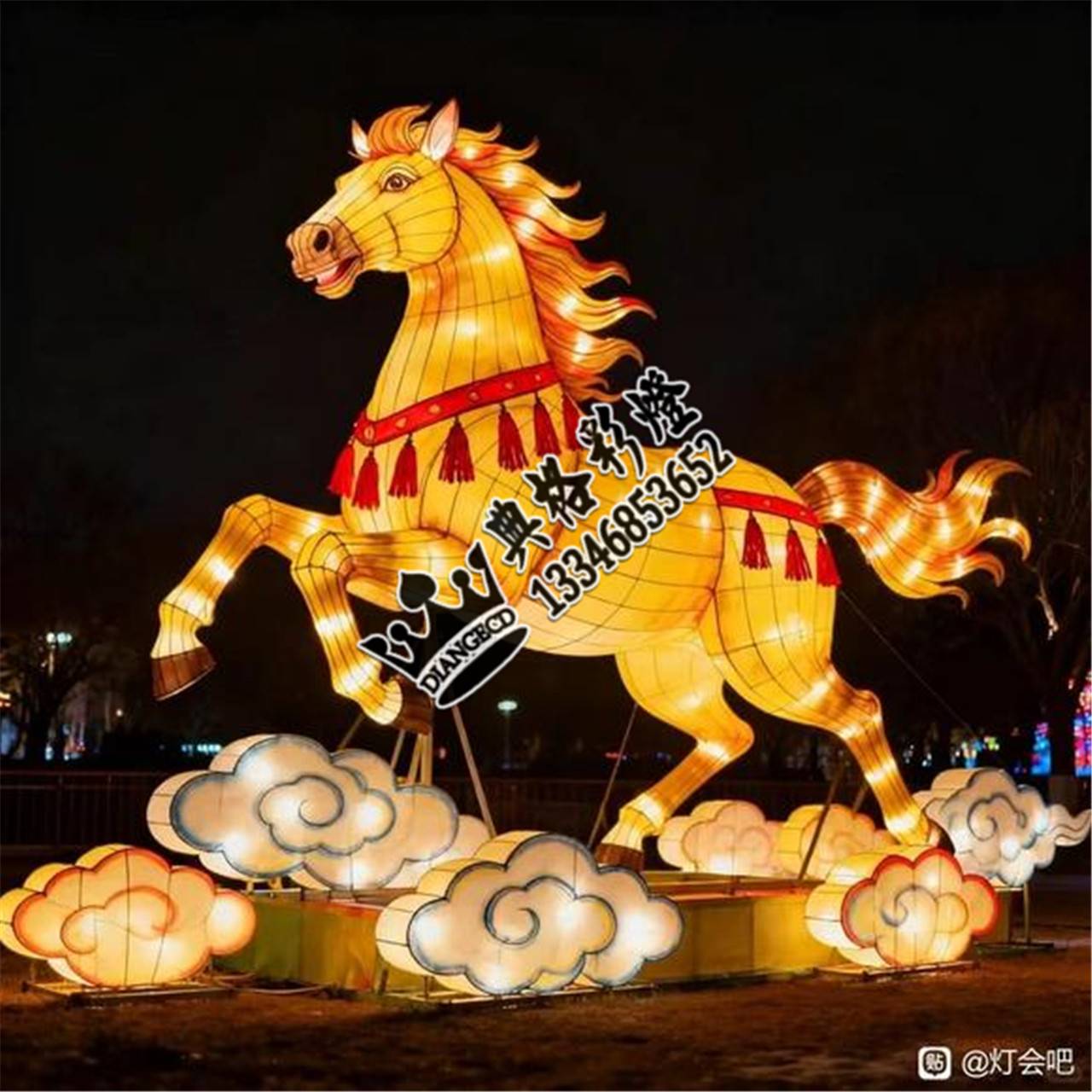 2026马年彩灯设计