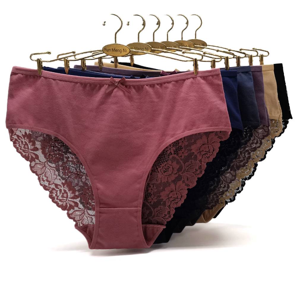 欧美外贸出口跨境批发三角裤 蝴蝶结性感棉质大码妈咪女士三角裤