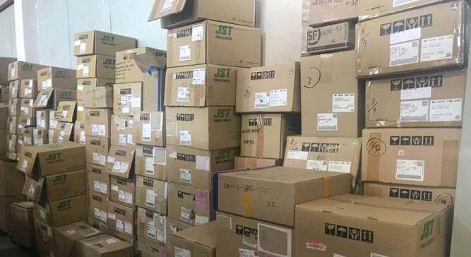 CL-1814S蓝色直插式抽头JST连接器