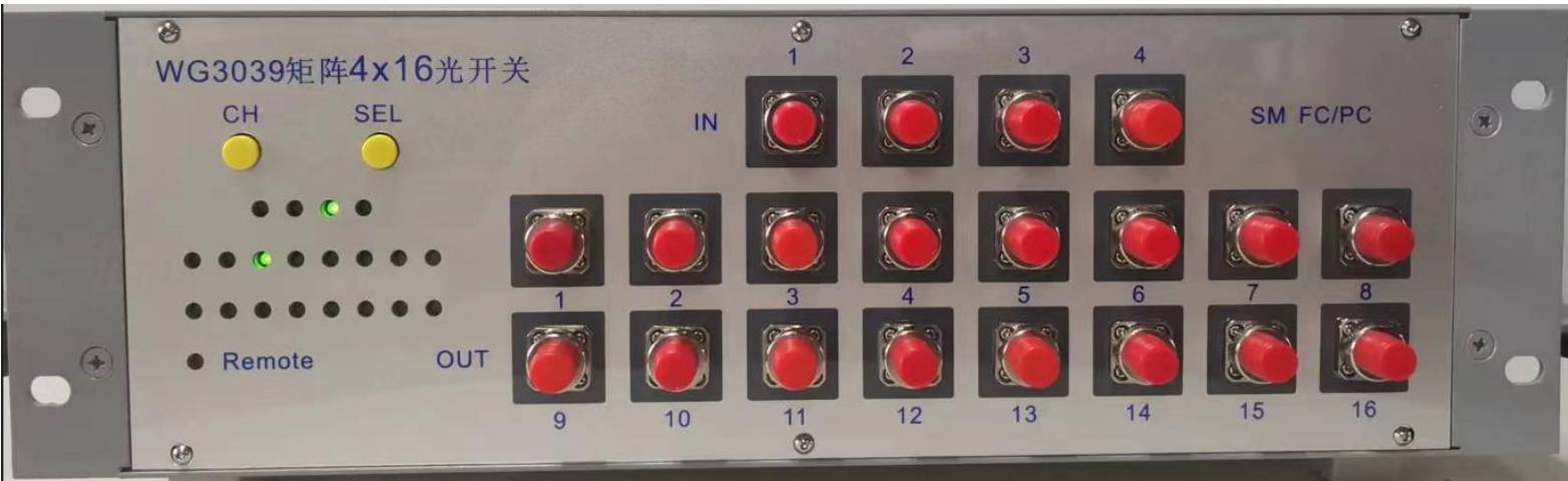 WG3039高速4x16矩阵光开关，800G/400G光模块研发/量产光通信测试优选