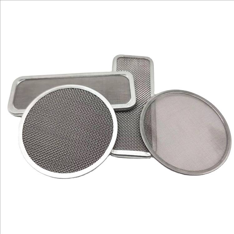 方形圆形单层不锈钢包边过滤网片