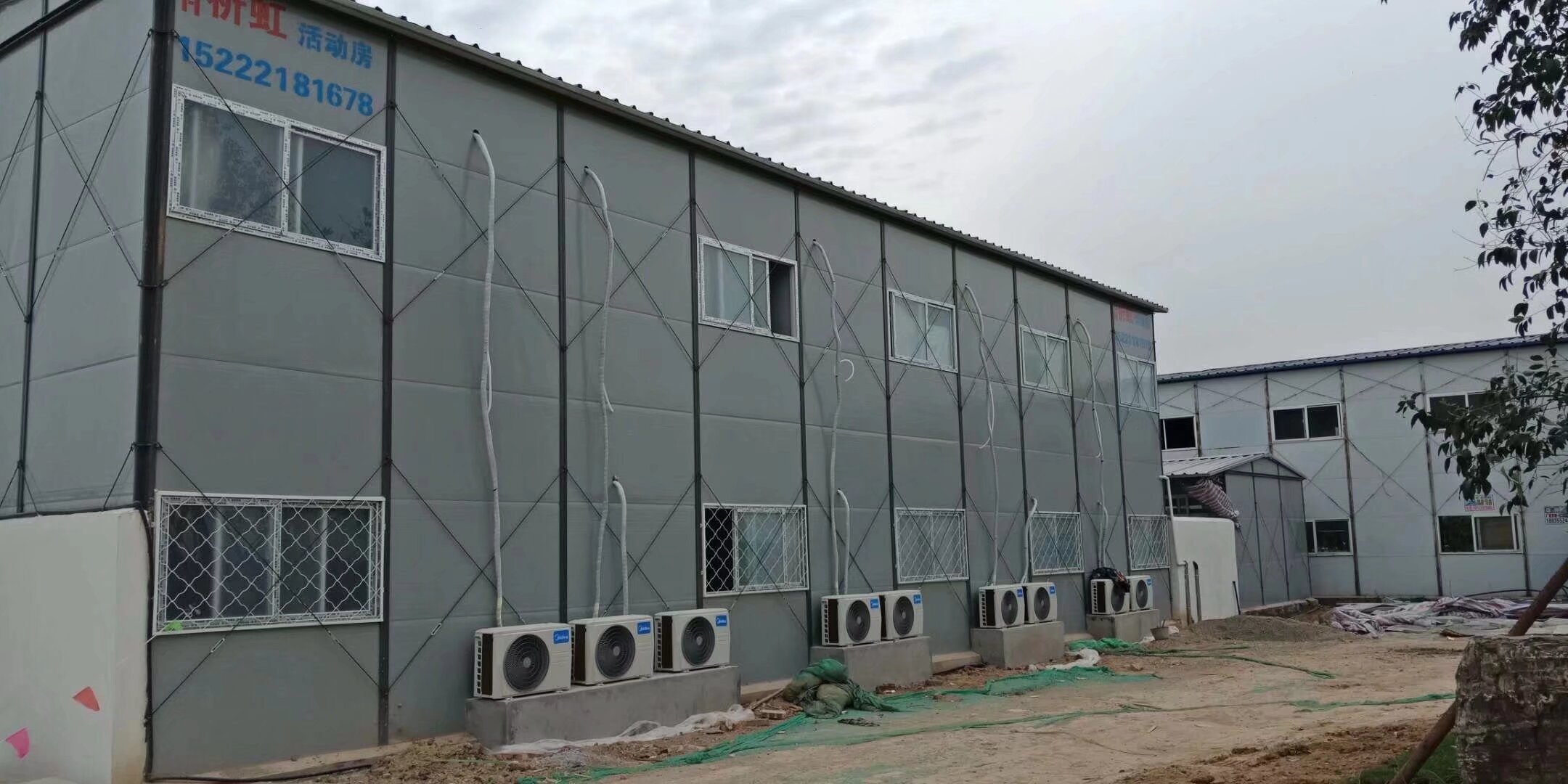宁城可搭建出售定制彩钢房活动房项目部办公区