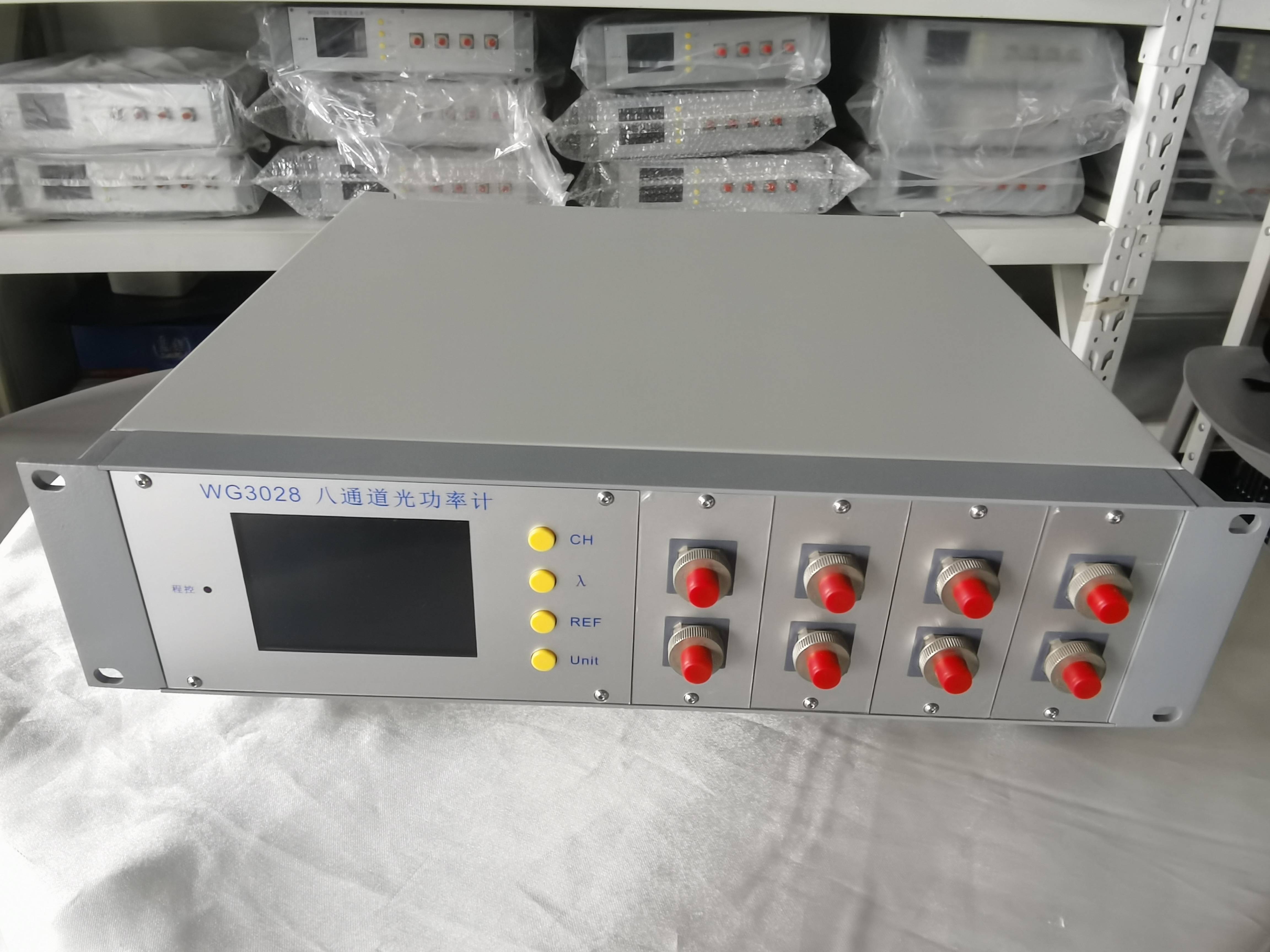 文简电子WG3028工业级高速8通道光功率计 | 宽波段高精度，支持光模块光器件高效测试