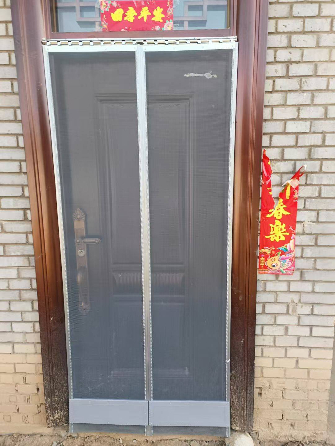 太原铨典门帘定做，太原门帘磁吸门厂家，钛钢网防蚊门帘批发