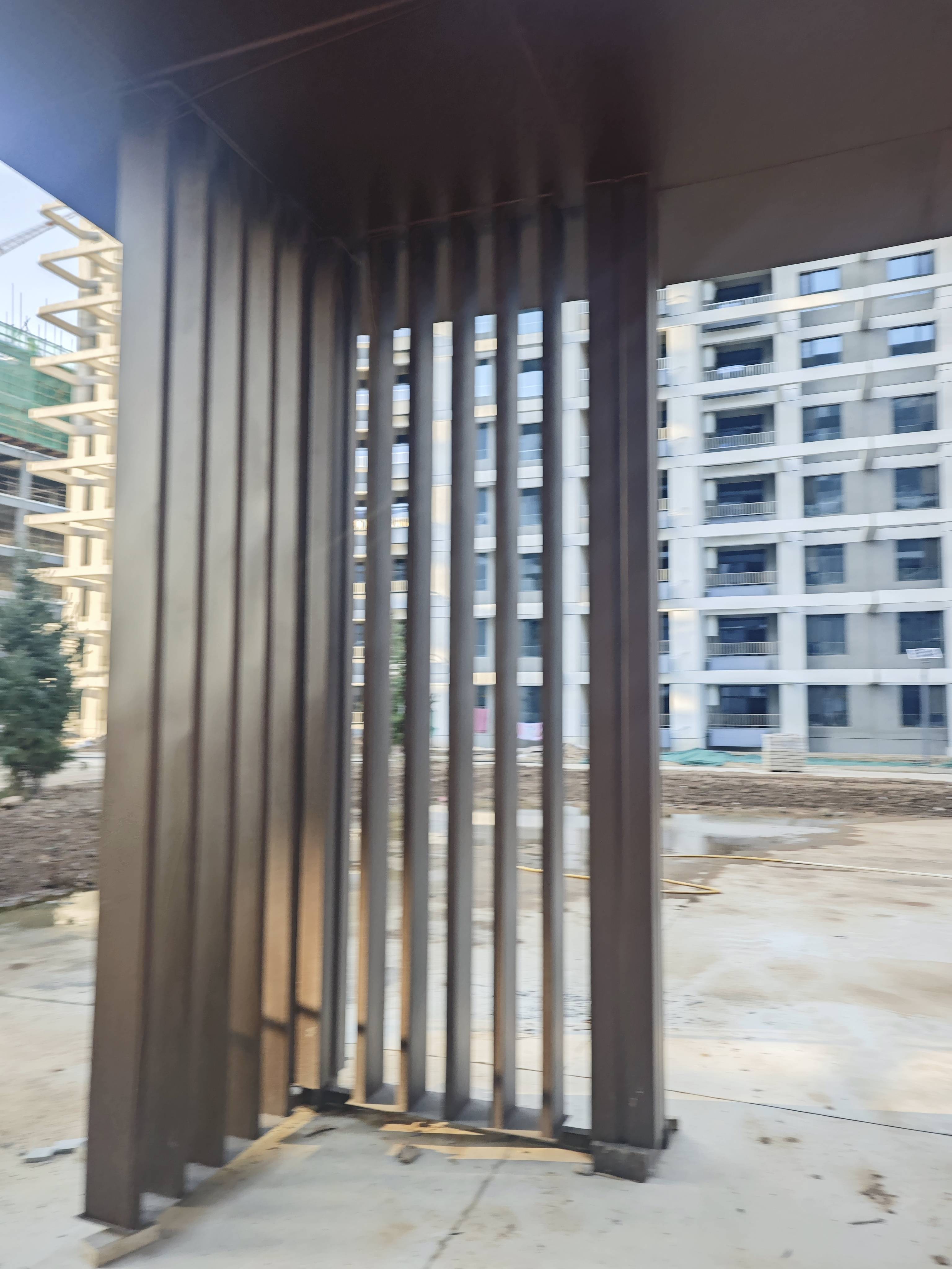 户外大型不锈钢廊架凉亭雕塑园林景观凉亭